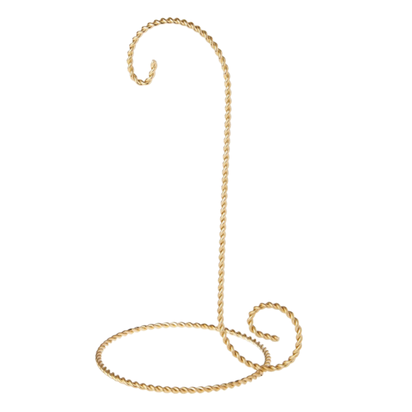 Gold Twisted Ornament Stand