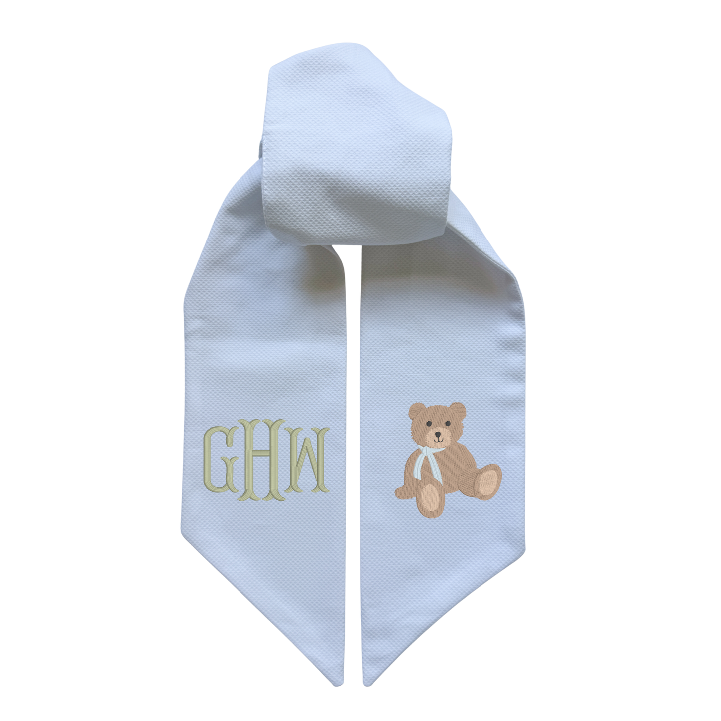 Pique Wreath Sash