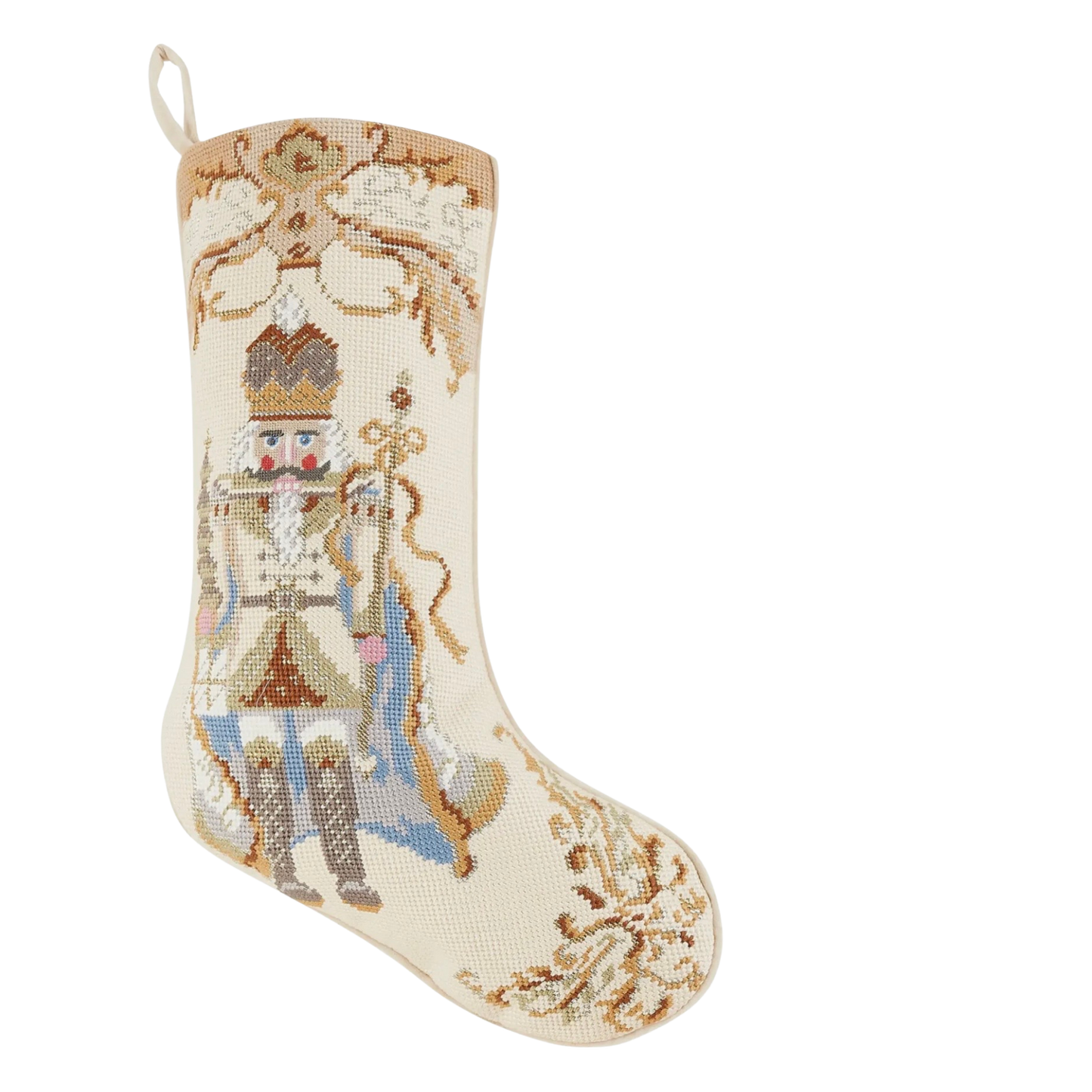 Nutcracker Needlepoint Stocking
