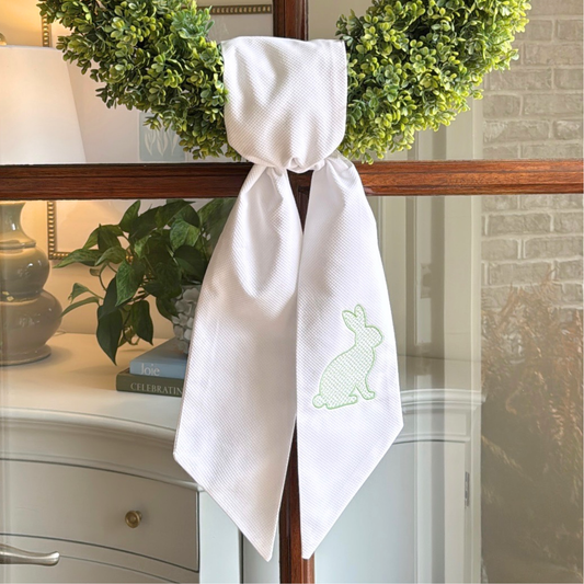 Pique Wreath Sash