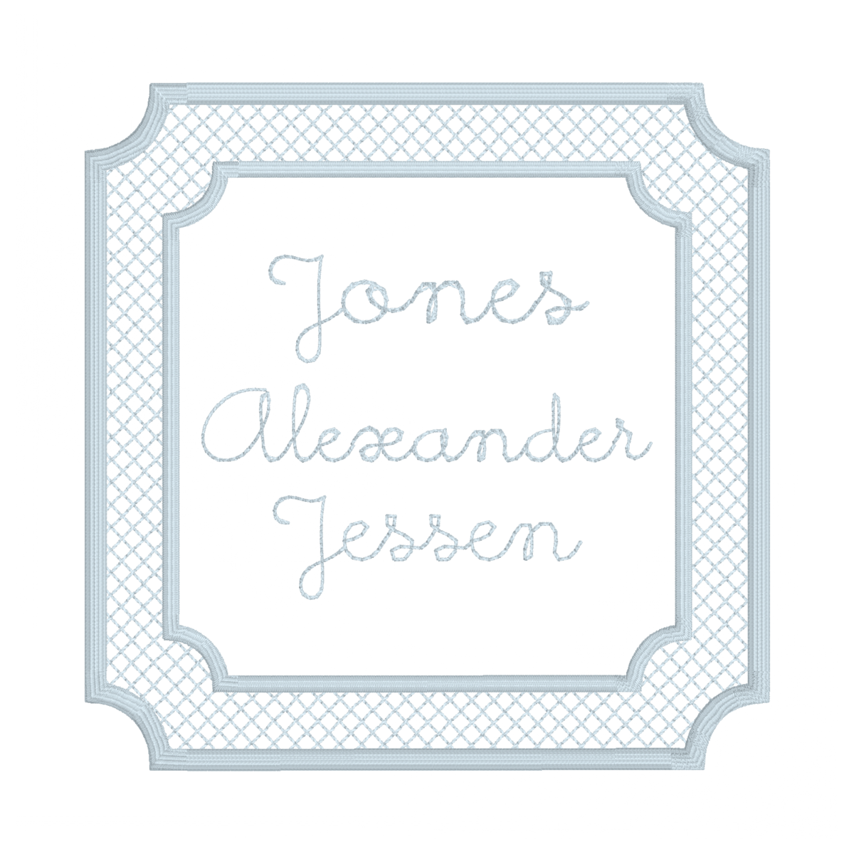 Lattice Welcome Pennant