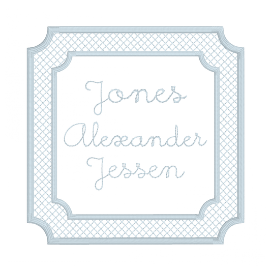 Lattice Welcome Pennant