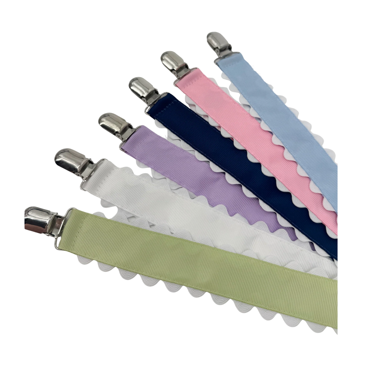 Scallop Trim Paci Clip