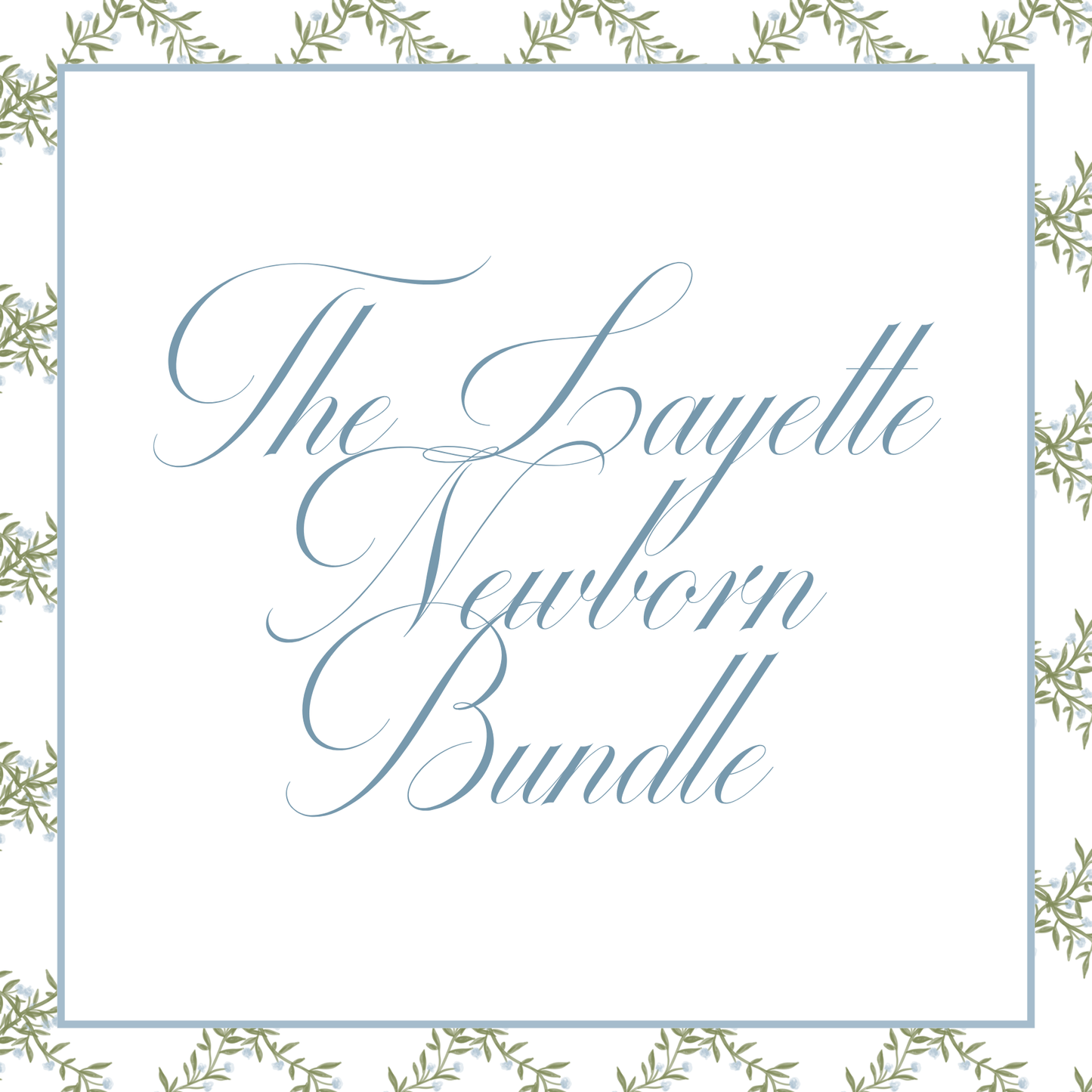 Newborn Layette Bundle Tice & Co. Embroidery and Design