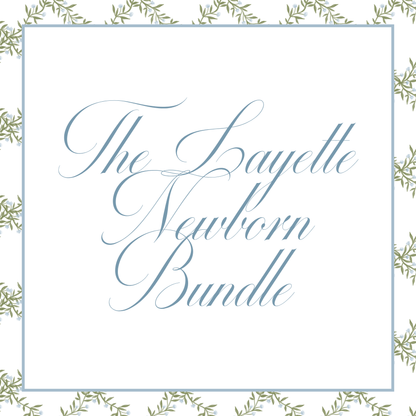 Newborn Layette Bundle Tice & Co. Embroidery and Design