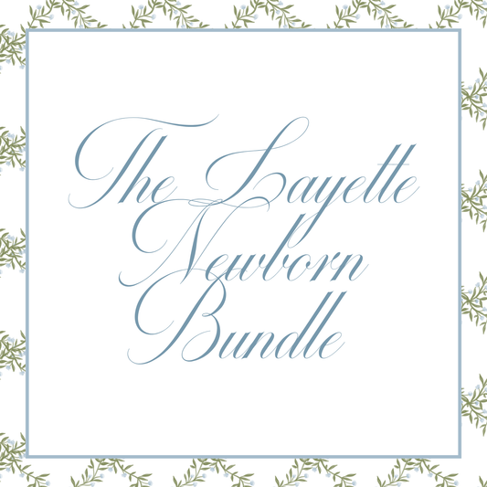 Newborn Layette Bundle Tice & Co. Embroidery and Design