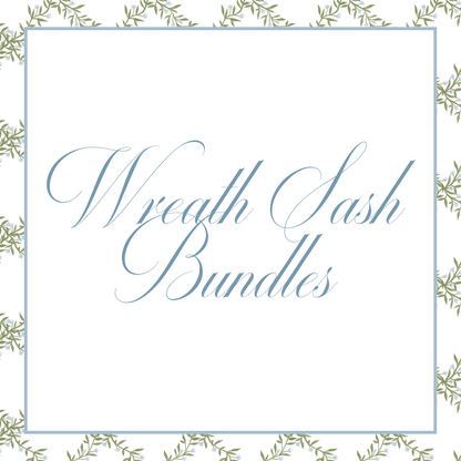Wreath Sash Bundles Petite Petal Embroidery Atelier