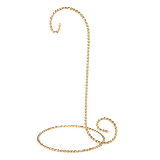 Gold Twisted Ornament Stand