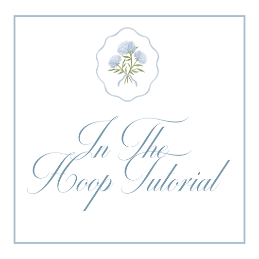 In The Hoop (ITH) Tutorial Petite Petal Embroidery Atelier