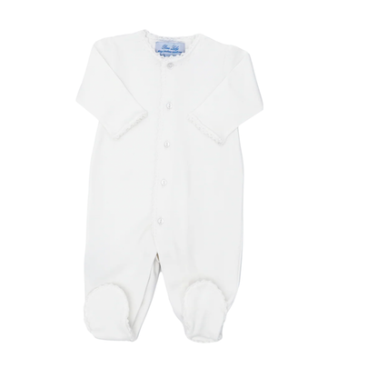 Pixie Lily Crochet Trim Footie Pixie Lily