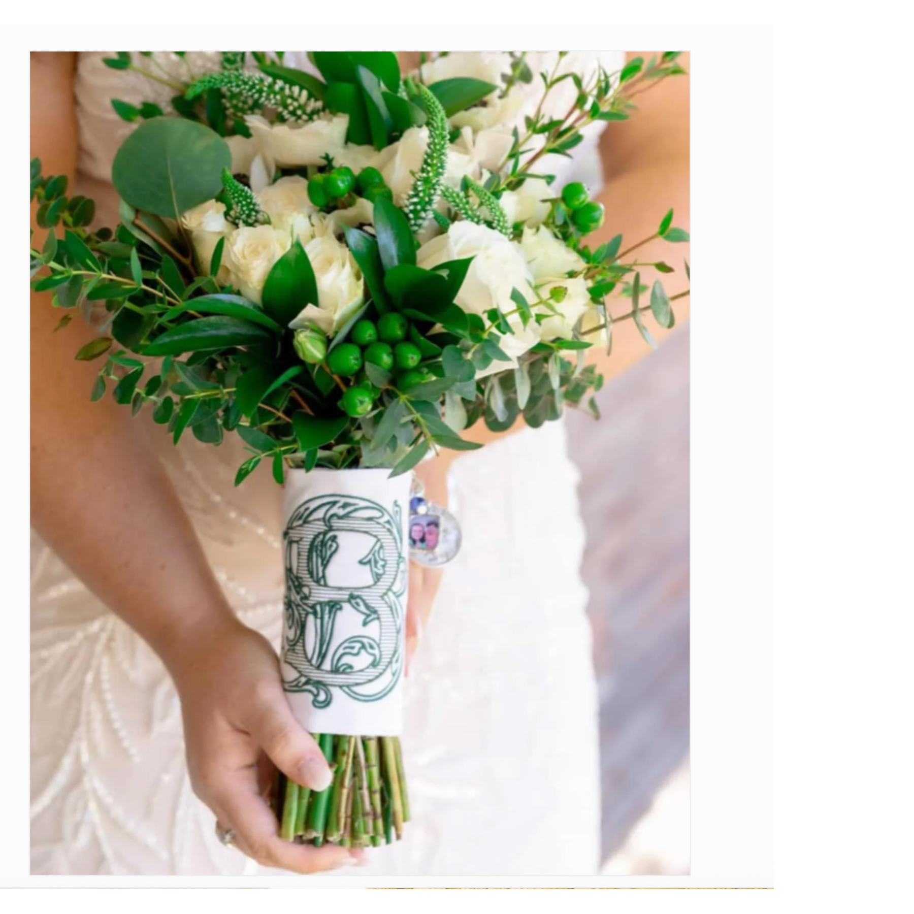 Bridal Bouquet Wrap Carrie B Blanks