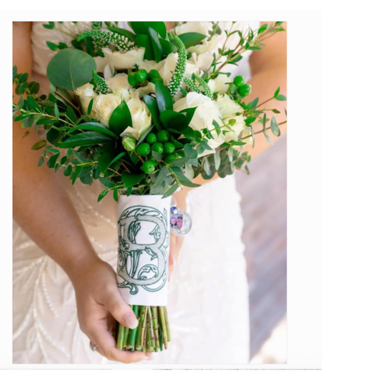 Bridal Bouquet Wrap Carrie B Blanks