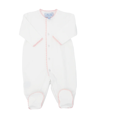 Pixie Lily Crochet Trim Footie Pixie Lily