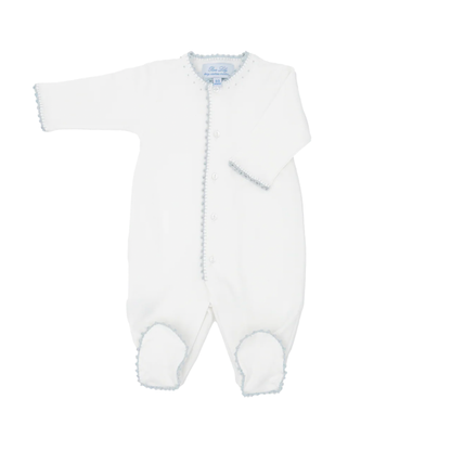 Pixie Lily Crochet Trim Footie Pixie Lily