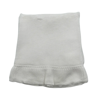 Knit Ruffle Blanket
