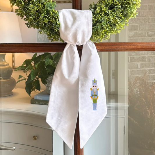Pique Wreath Sash