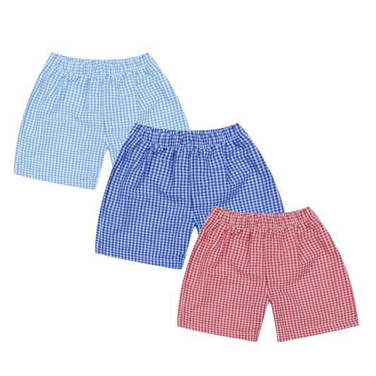 Boy's Gingham Shorts
