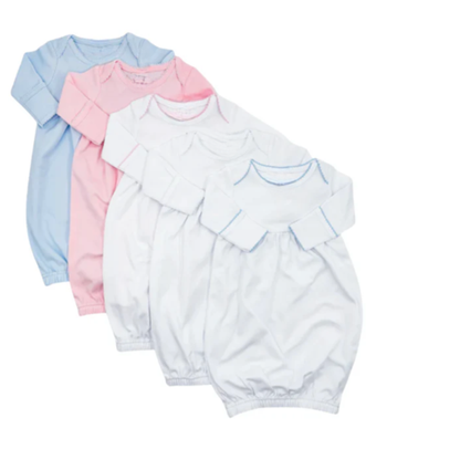 Picot Trim Infant Gown