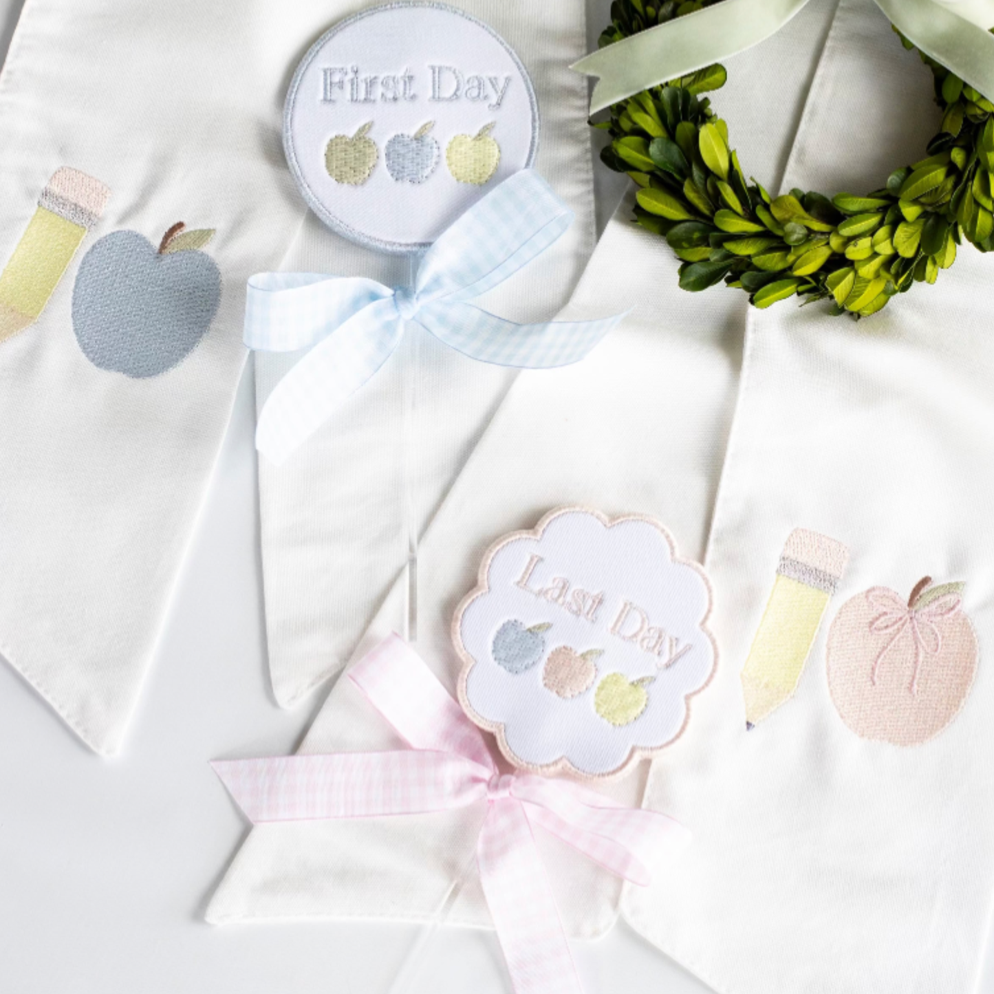 Back To School Wreath Sash
