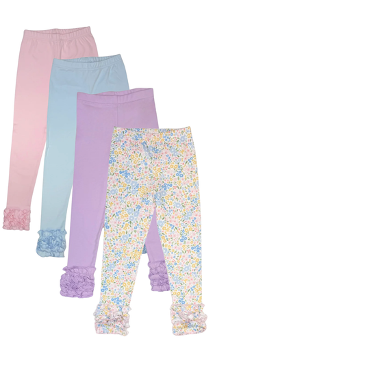 Girl's Ruffle Leggings