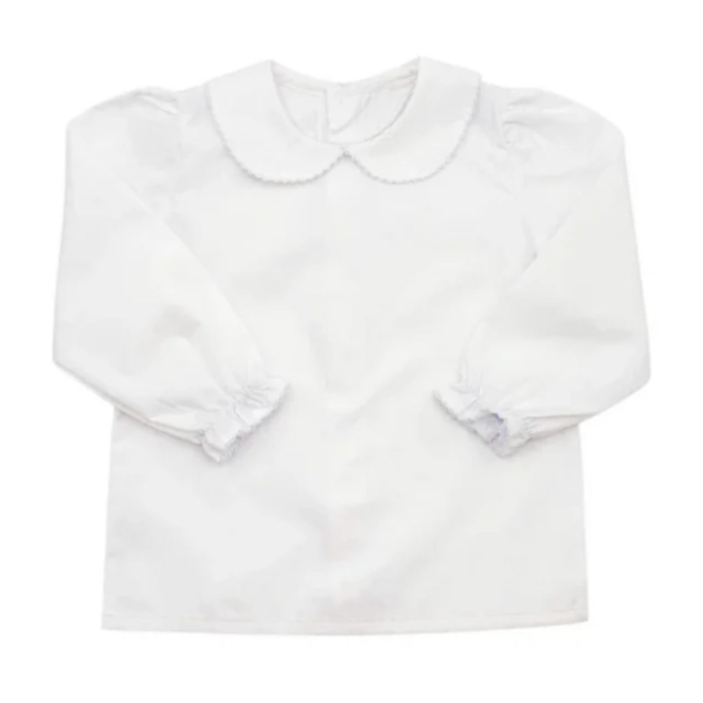 Long Sleeve Woven Picot Collar Shirt Southern Proper Blanks