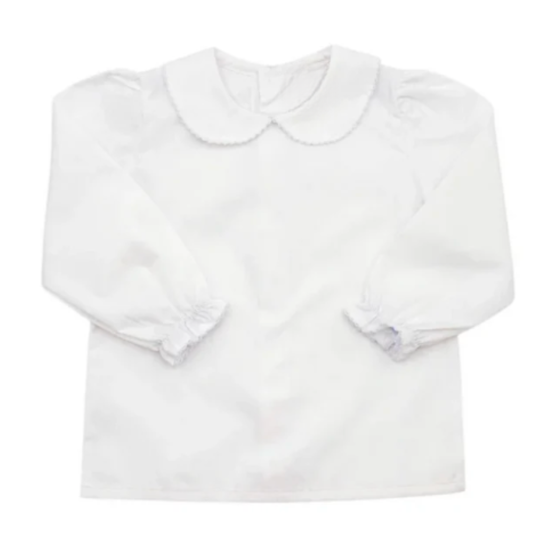 Long Sleeve Woven Picot Collar Shirt Southern Proper Blanks