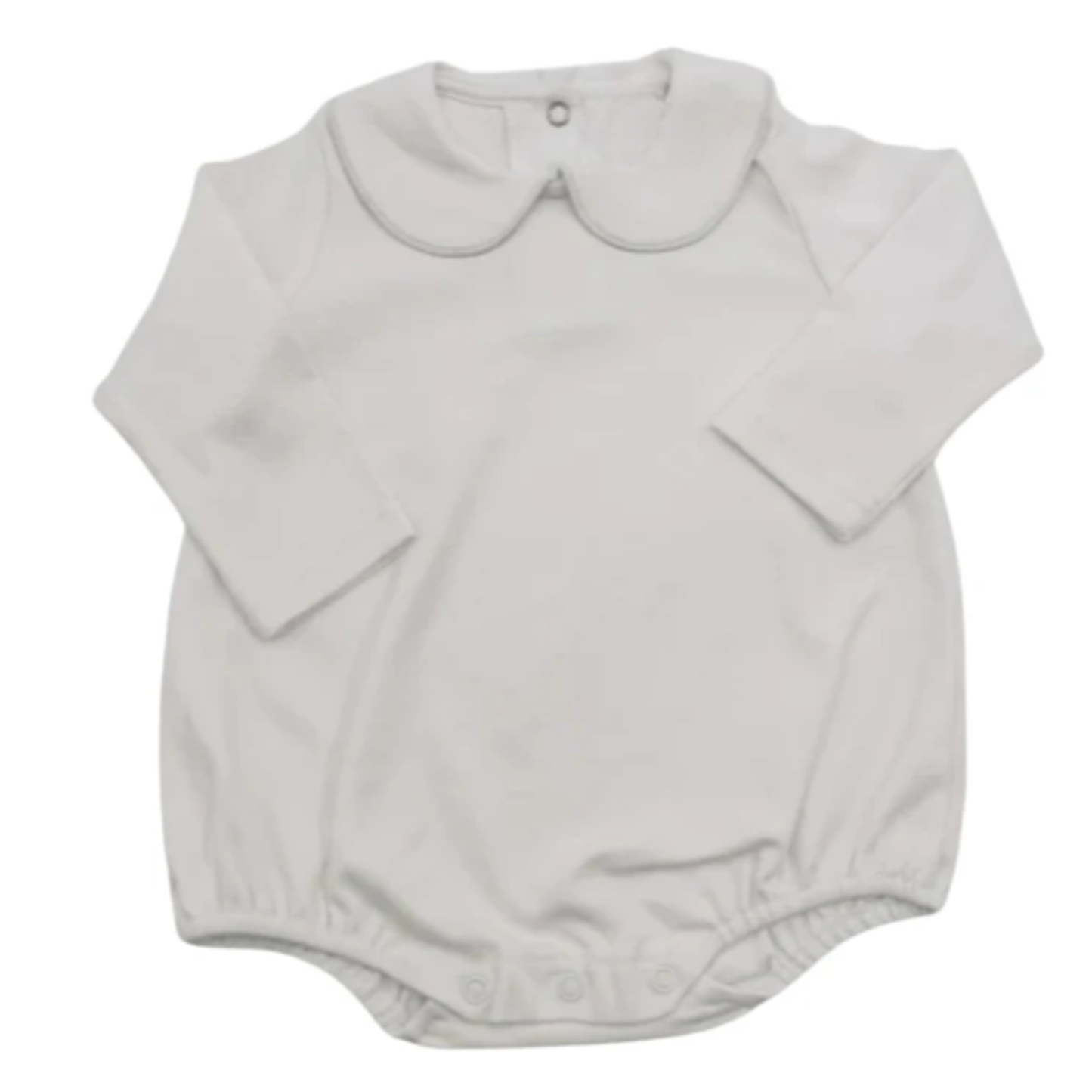 Boys Long Sleeve Piping Collar Bubble