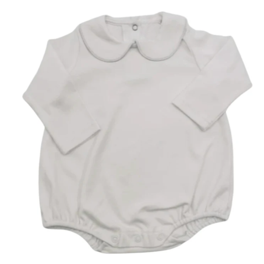 Boys Long Sleeve Piping Collar Bubble