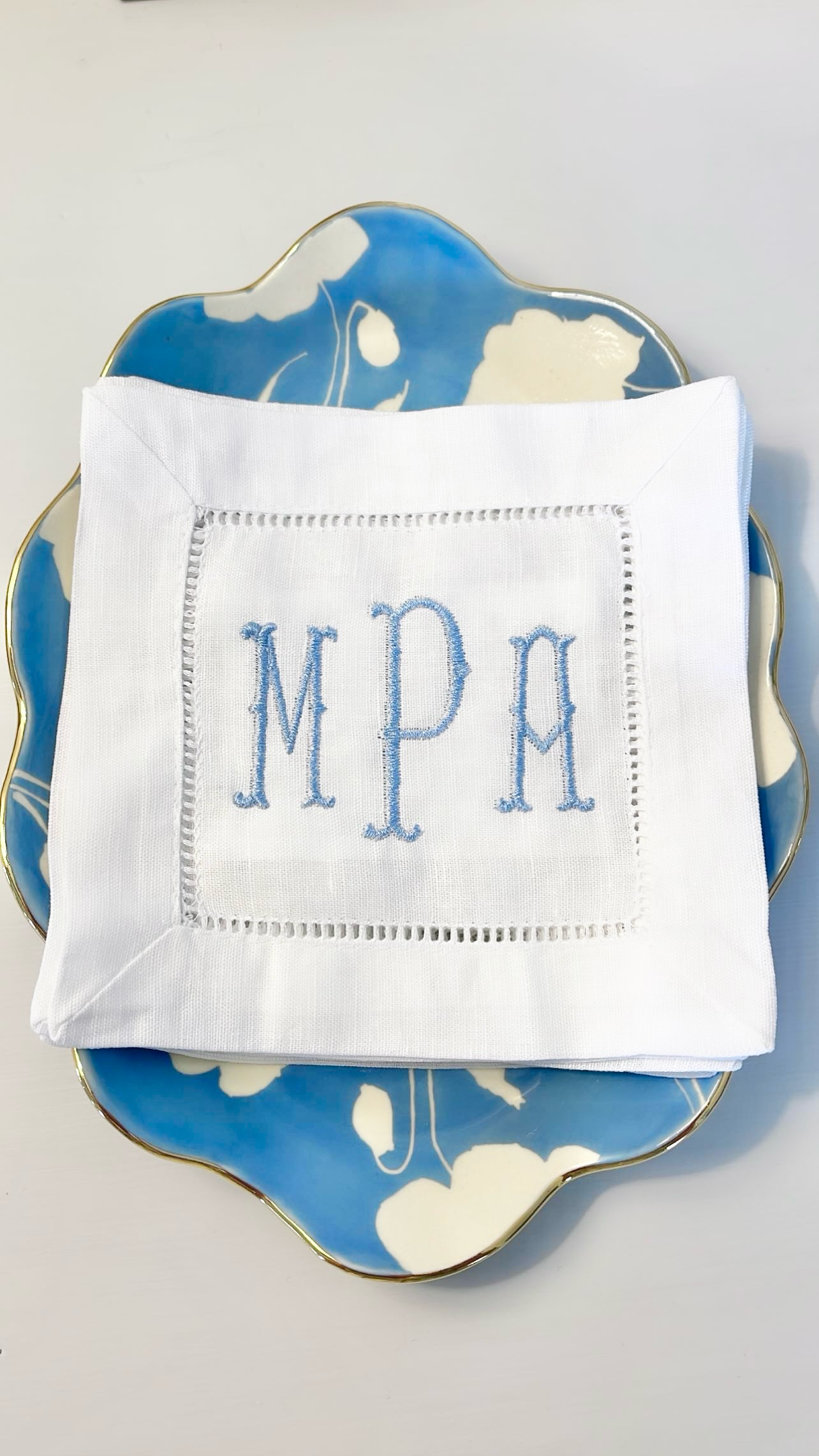 Linen Hemstitch Cocktail Napkins Amazon