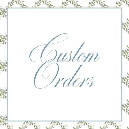 Custom Order Request Tice & Co.