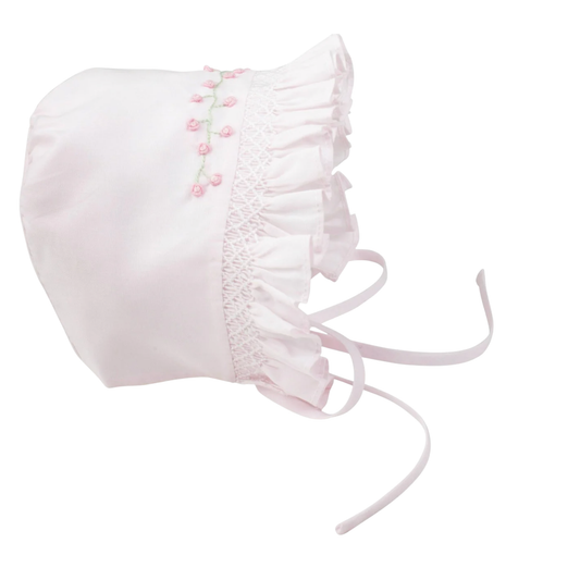 Rose Garden Smocked Bonnet