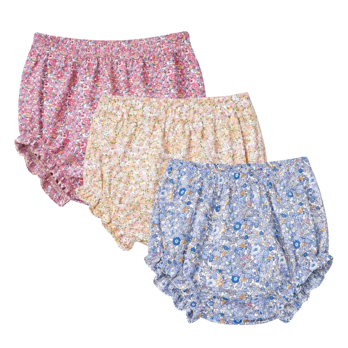 Floral Ruffle Diaper Cover