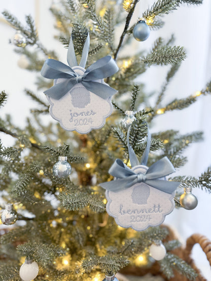 Heirloom Christmas Ornament Tice & Co. Embroidery and Design
