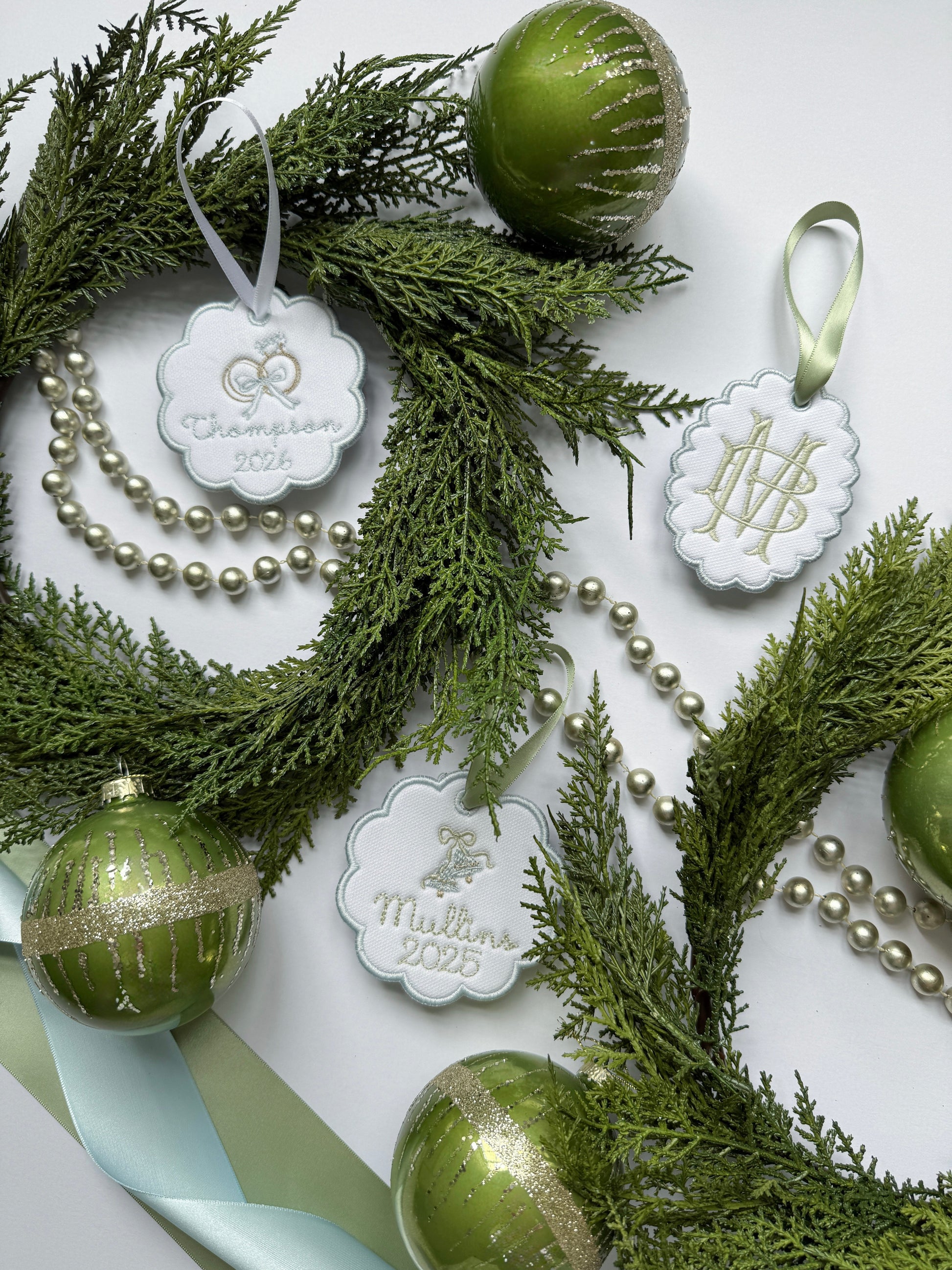 Heirloom Christmas Ornament Tice & Co. Embroidery and Design