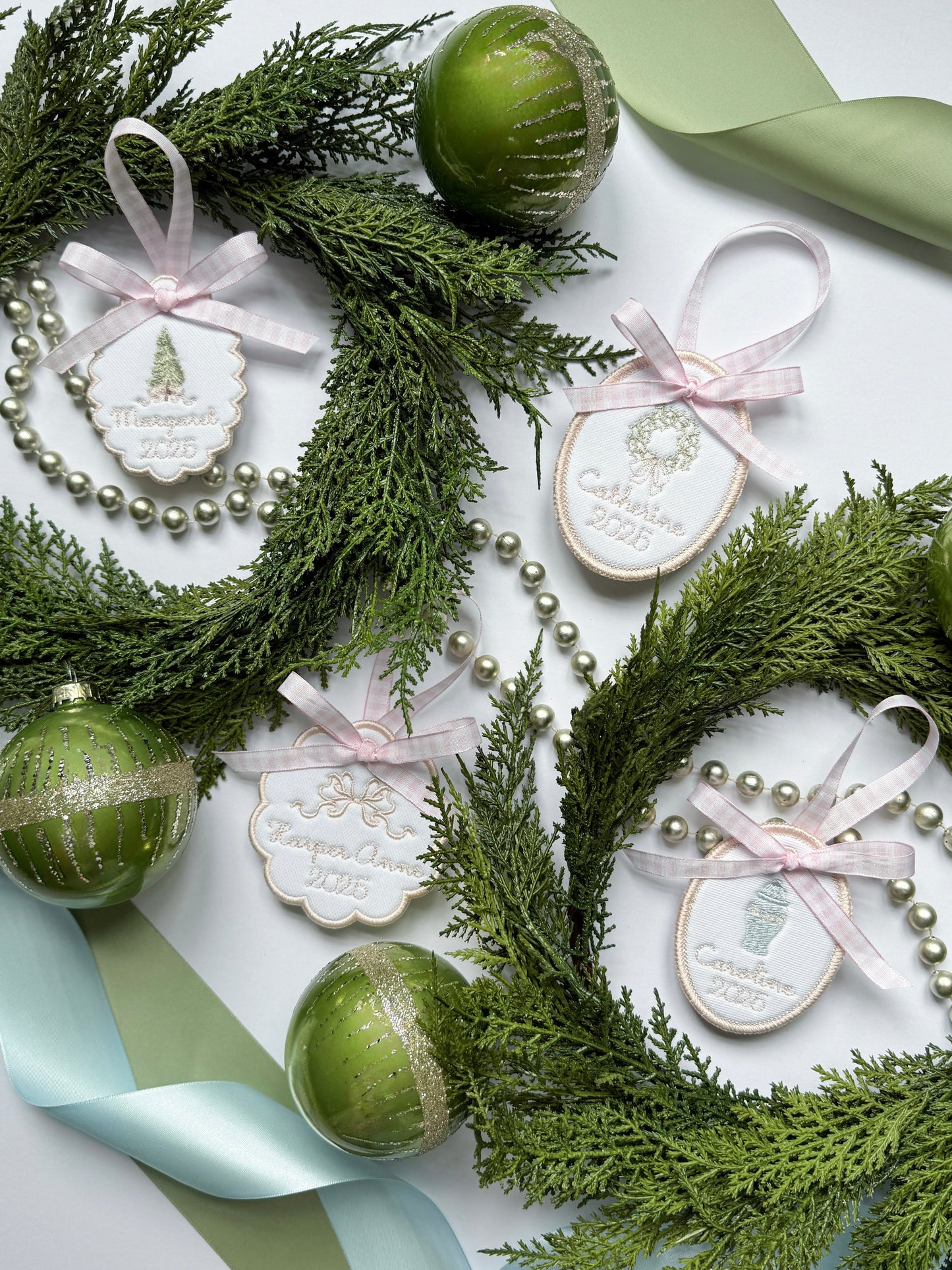 Heirloom Christmas Ornament Tice & Co. Embroidery and Design