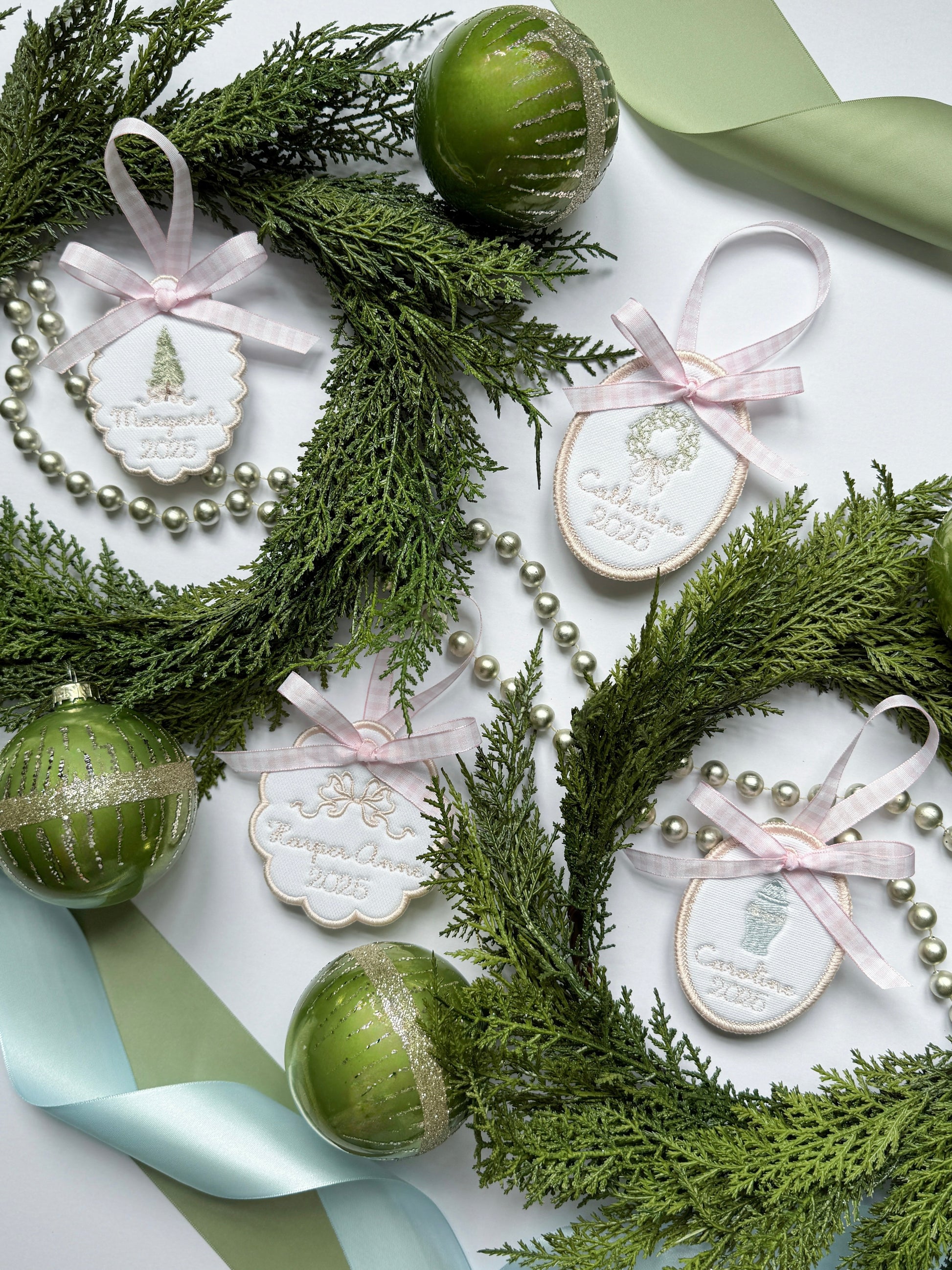 Heirloom Christmas Ornament Tice & Co. Embroidery and Design
