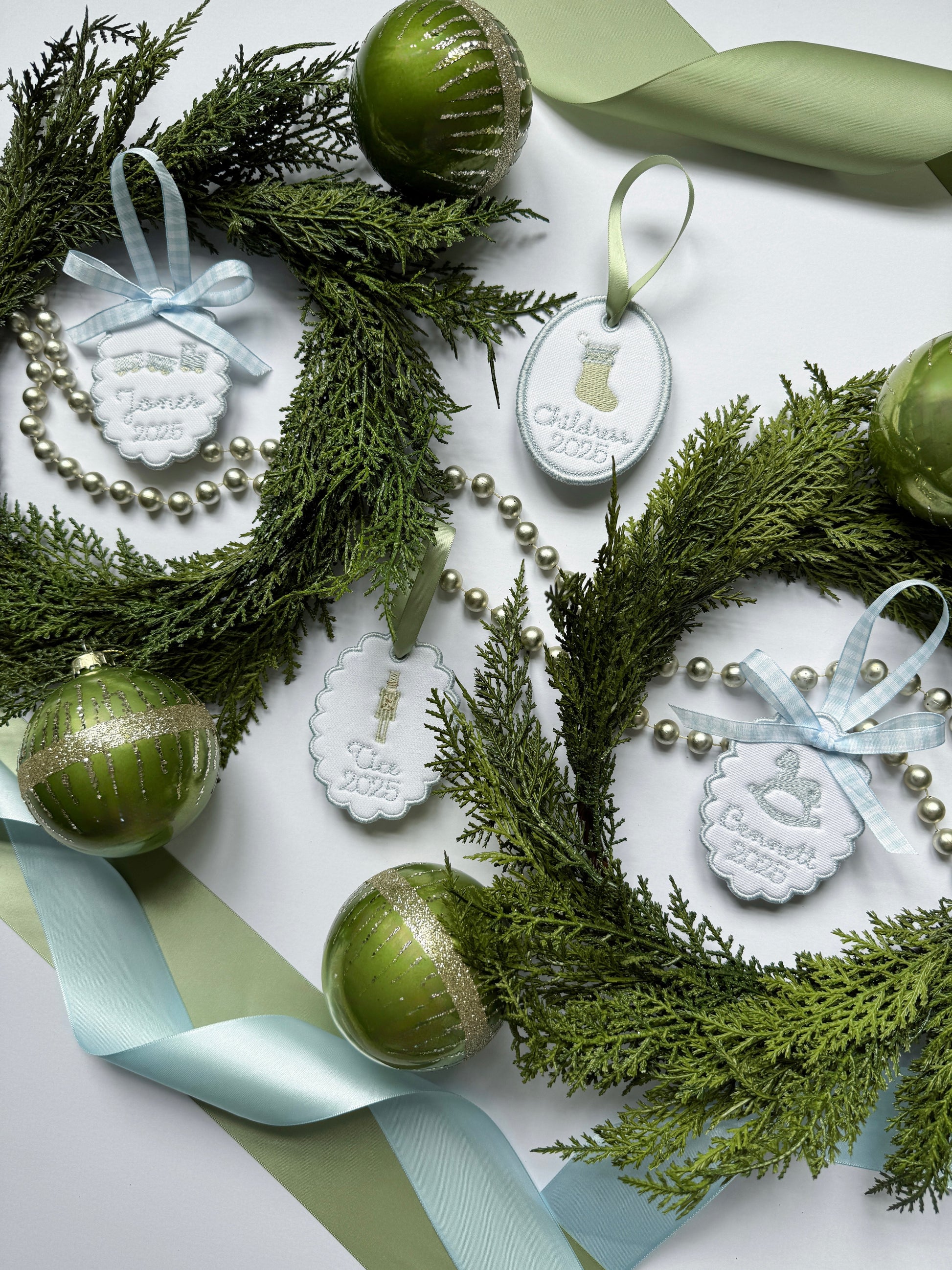 Heirloom Christmas Ornament Tice & Co. Embroidery and Design