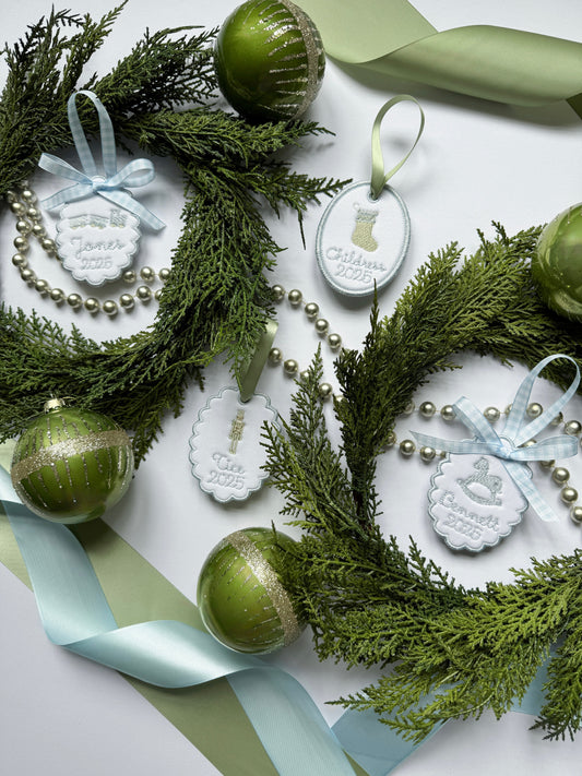 Heirloom Christmas Ornament Tice & Co. Embroidery and Design