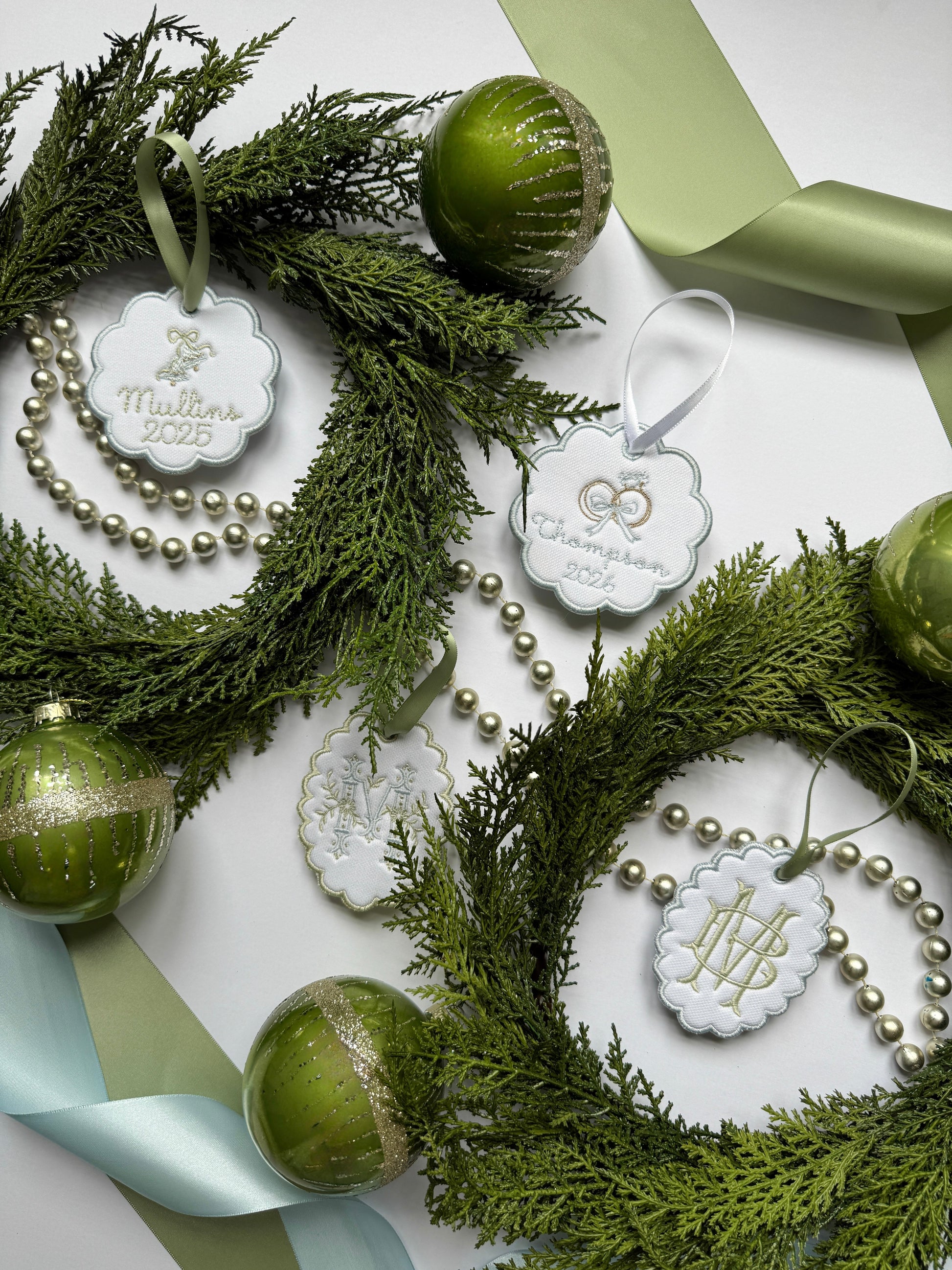 Heirloom Christmas Ornament Tice & Co. Embroidery and Design