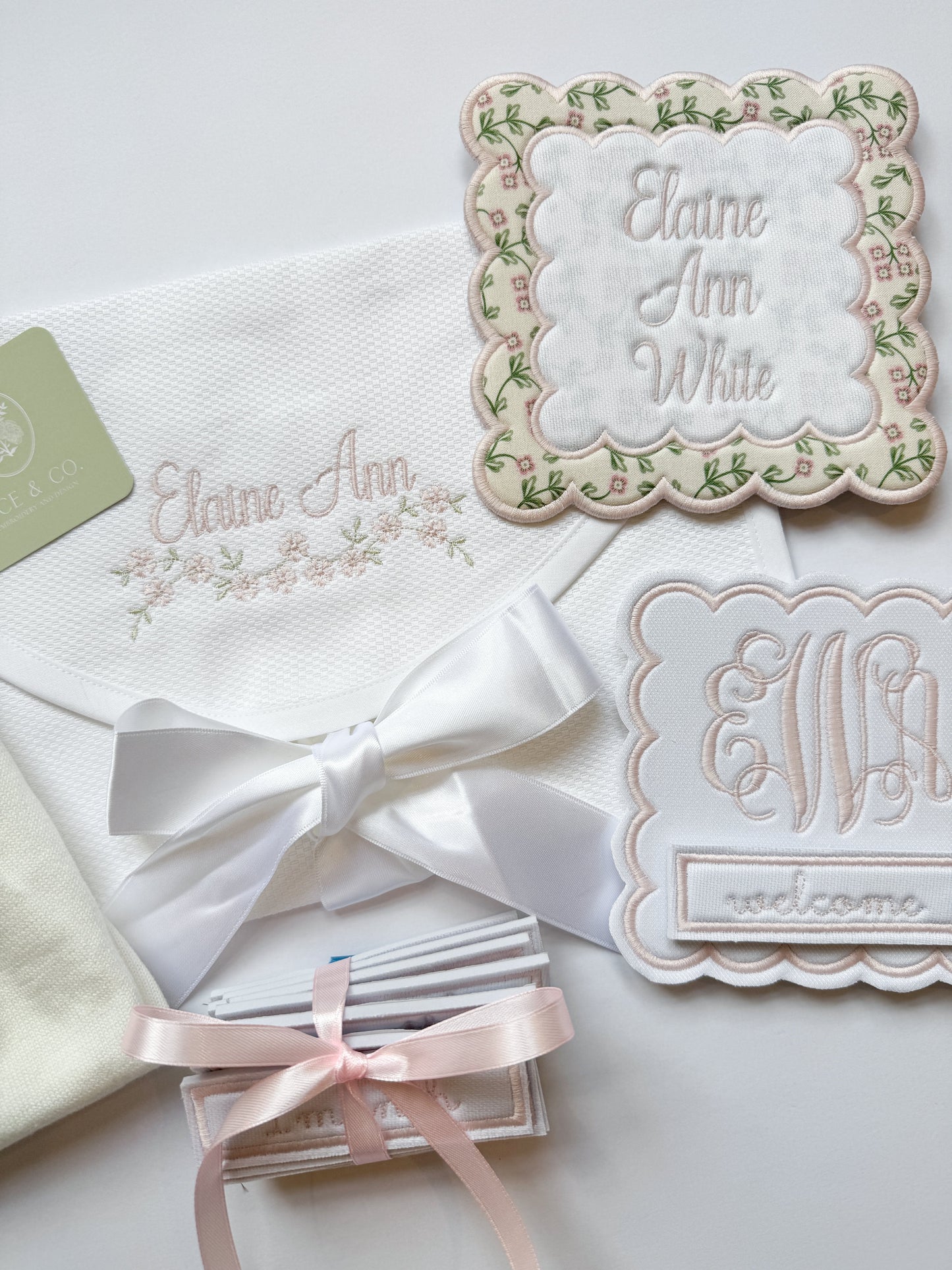 Interchangable Milestone Card Bundles Petite Petal Embroidery Atelier