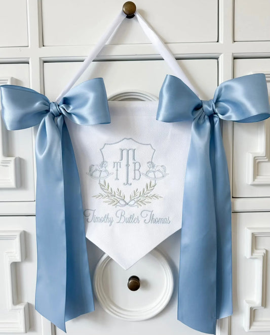 Classic Crest with Rocking Horse Bespoke Banner Amazon/Gifts By Royalty