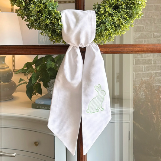 Pique Wreath Sash