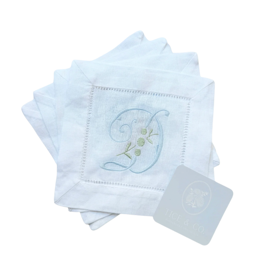 Linen Hemstitch Cocktail Napkins Amazon