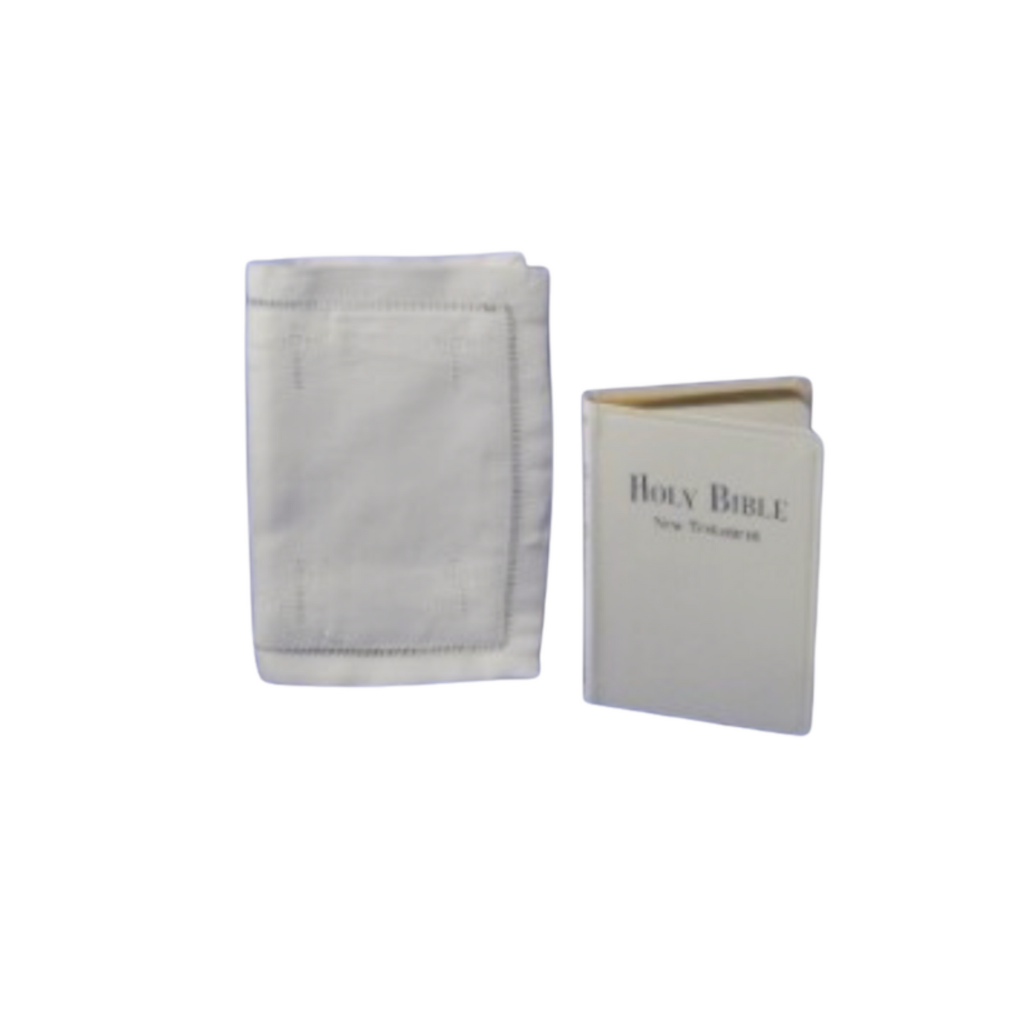 Heirloom Linen Bible Cover (Bible Included) Embroider This